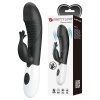 Pretty Love Rasmussen Rabbit Vibrator - Black