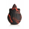 Afbeelding van BLOOMGASM - Black Kiss Rimmende Roos Vibrator - Rood/Zwart