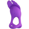 Pretty Love Silas Vibrant Penis Ring Purple 7 Vibrations