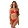 Afbeelding van Obsessive – Matildea 2-Delige Open Set – Rood