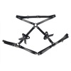Subblime Leather Waist and Leg Harness Black