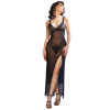 Chilirose Long Babydoll & Thong Black S