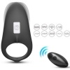 Armony Shark Vibrator Ring Couples Remote Black