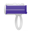 Casual Love Ring Tongue Vibrator Purple