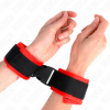 Kink Nylon Hook & Loop Restraints Black M1 25-35CM