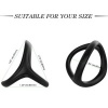 Armony Tresor Double Silicone Ring Black
