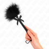 Kink Nylon Rope Wand Tickle Feathers Black 25 Cm
