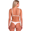 PASSION Lace Bra and Thong Set White S