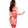 Chilirose CR 4879 Crotchless Bodysuit Red S