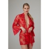 Afbeelding van Christine - Kanten Kimono Graceful - Rood