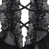 Subblime Teddy Halter Neck Bare Back Black S/M