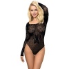 Subblime Fishnet Body Off-Shoulder Long Sleeve