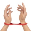 Afbeelding van EasyToys - Flexibele siliconen handboeien - Rood