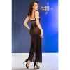 Chilirose Long Babydoll & Thong Black M