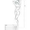 Passion Woman Bs020 White Bodystocking One Size