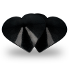Coquette Chic Desire Nipple Covers Black Hearts
