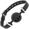 Darkness Black Breathable Silicone Gag