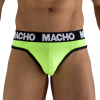 Macho MTG001 Fluorescent Yellow Thong S