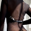 Subblime Leather Chest Harness Black