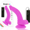 Diversia Flexible Vibrating Dildo Purple 21.5 CM