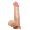 Pretty Love Sliding Skin Dildo Flesh 21.8 CM