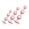 Afbeelding van Rosy Gold - Metalen Buttplugset 3 stuks - Roségoud