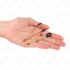 KINK Thin Nipple Clamps Gold 7cm