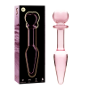 Nebula Series Model 7 Anal Plug Glass Pink 13.5cm