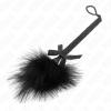 Kink Nylon Rope Wand Tickle Feathers Black 25 Cm