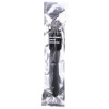 All Black Ridged Silicone 27 CM