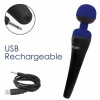Afbeelding van Palm Power – Personal Massager Wand Vibrator - Blauw