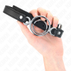 Kink Multi-Ring Gag, Black, 5cm, 63x2.5cm