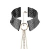 Bijoux Indiscrets Desire Metallic Black Choker