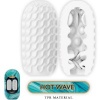 Pretty Love Hot Wave Silicone Masturbator, White