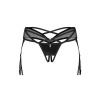 Afbeelding van Obsessive – Dominna Crotchless Thong – Black