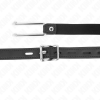 Kink Metal Hook Gag, Leatherette Strap, 39-58cm