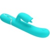 Pretty Love Rabbit Licking Vibrator Aqua Green