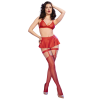 Chilirose CR 4716 3-Piece Set Red L