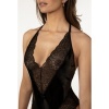 Afbeelding van Christine - Wetlook Body Gianna zwart