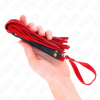 Kink Red Suede Mini Whip 30 Cm