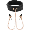 Coquette Chic Desire - Fantasy Nipple Clamp Necklace With Neoprene Lin
