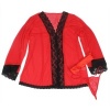 Subblime Transparent Robe Lace Red S/M