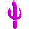 Pretty Love Cammy Triple Vibrator 4-in-1 Pink