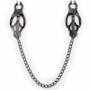 Ohmama Fetish Japanese Nipple Clamps with Black Chain