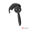 Black&Silver Burton Remote Control Penis Ring WatchMe