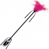 SecretPlay Black and Fuchsia Whip Feather