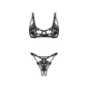 Afbeelding van Obsessive - Luise Sublim 2-delige Set - Zwart
