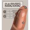 King Cock Elite Silicone Dildo 17.8 CM Caramel