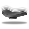 Black&Silver Preston Silicone Panty Vibrator, Black