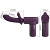 Pretty Love DJ Scholar Massager 5 Settings Purple
